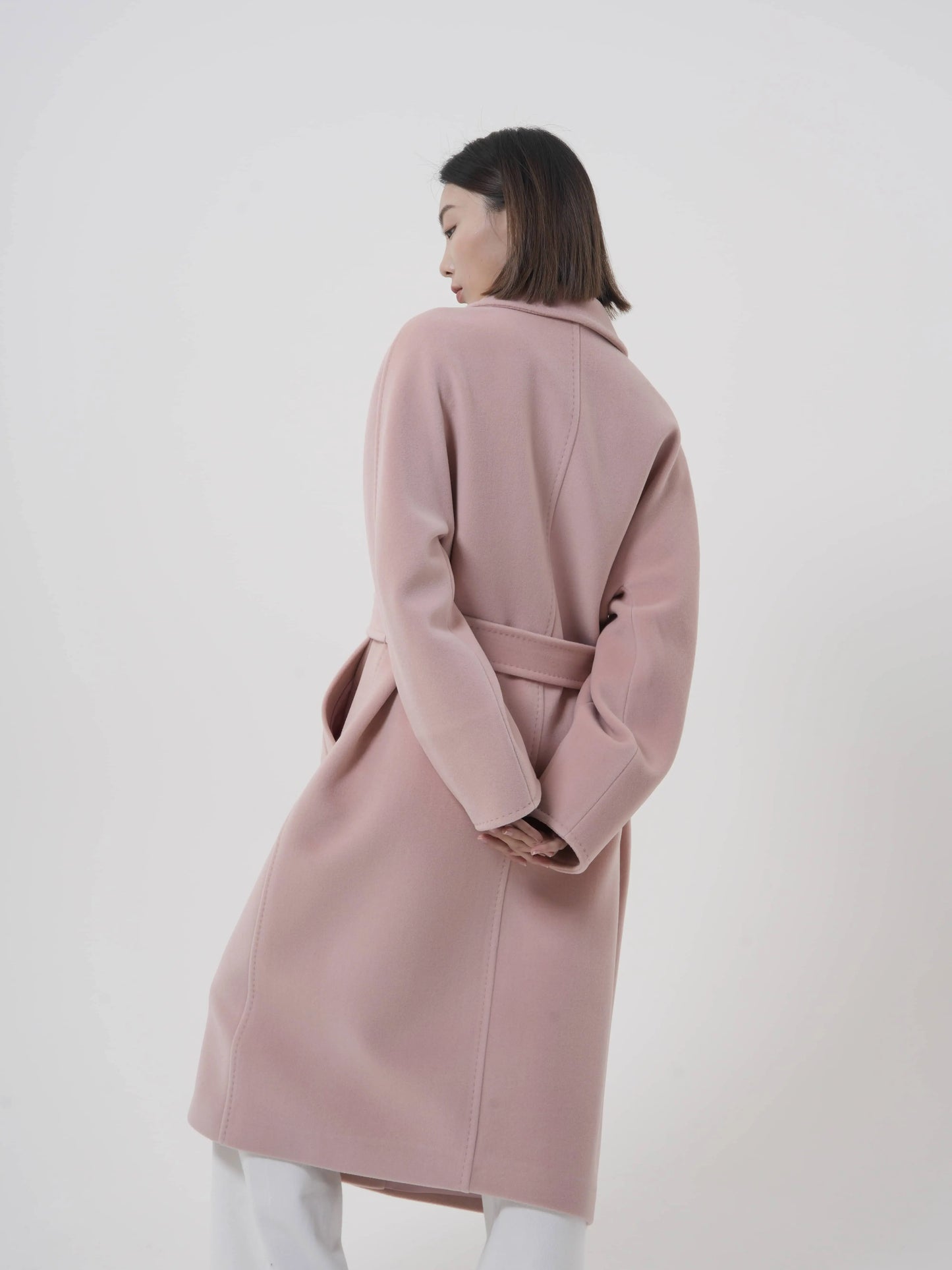 Manteau long en laine et cachemire Patena Paris