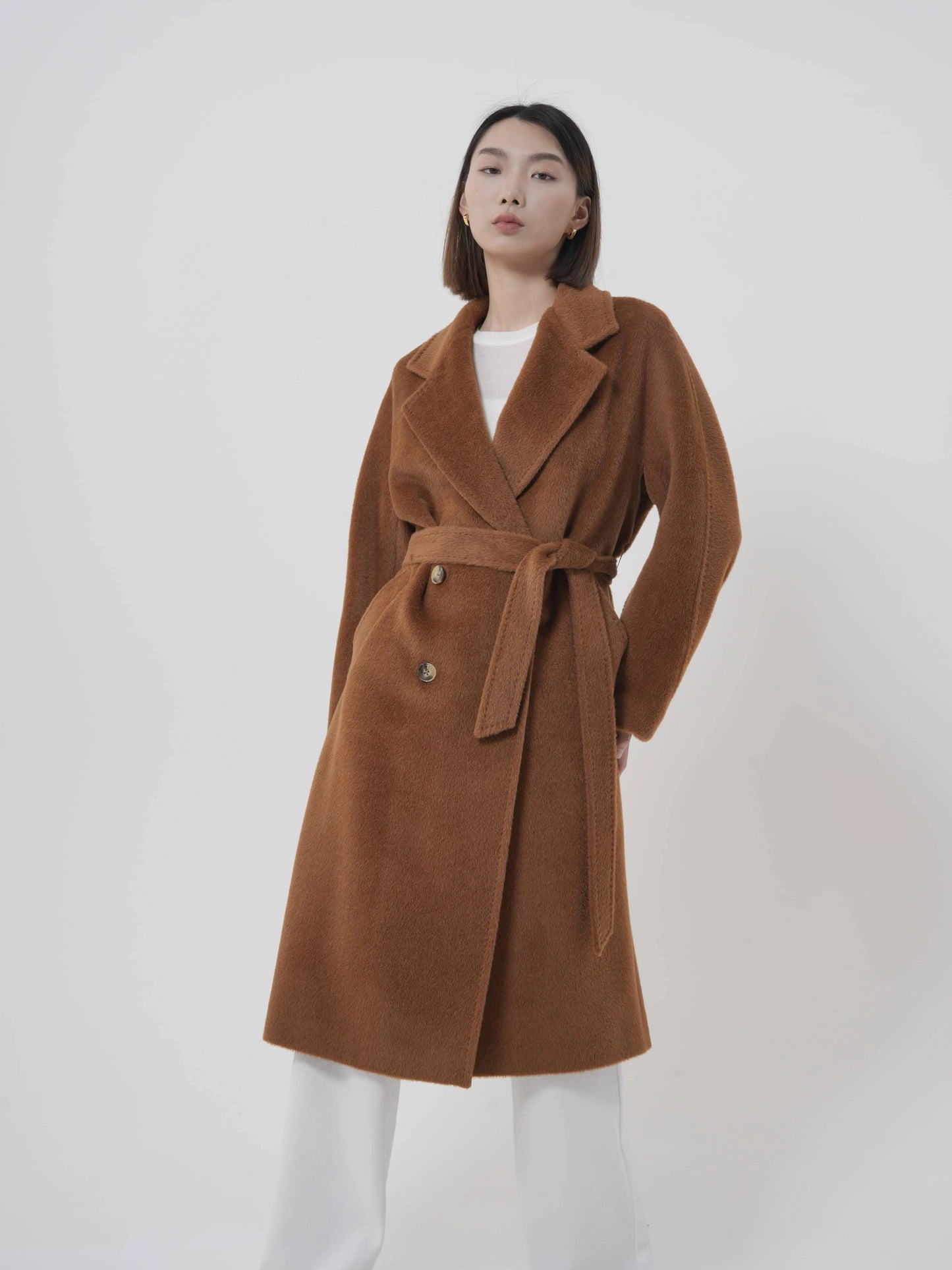 Manteau en laine alpaga Patena Paris luxe abordable