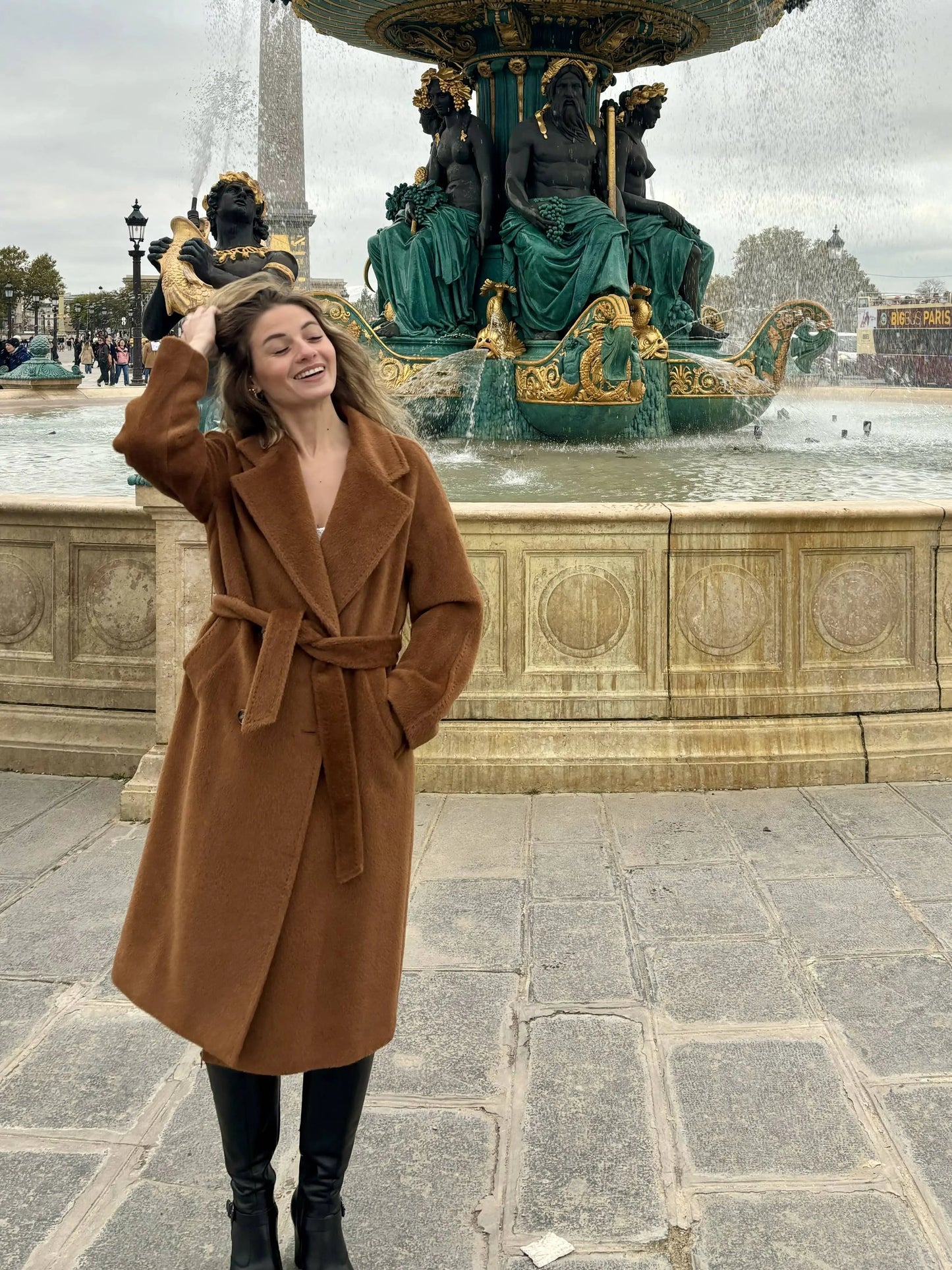 Manteau en laine alpaga Patena Paris luxe abordable