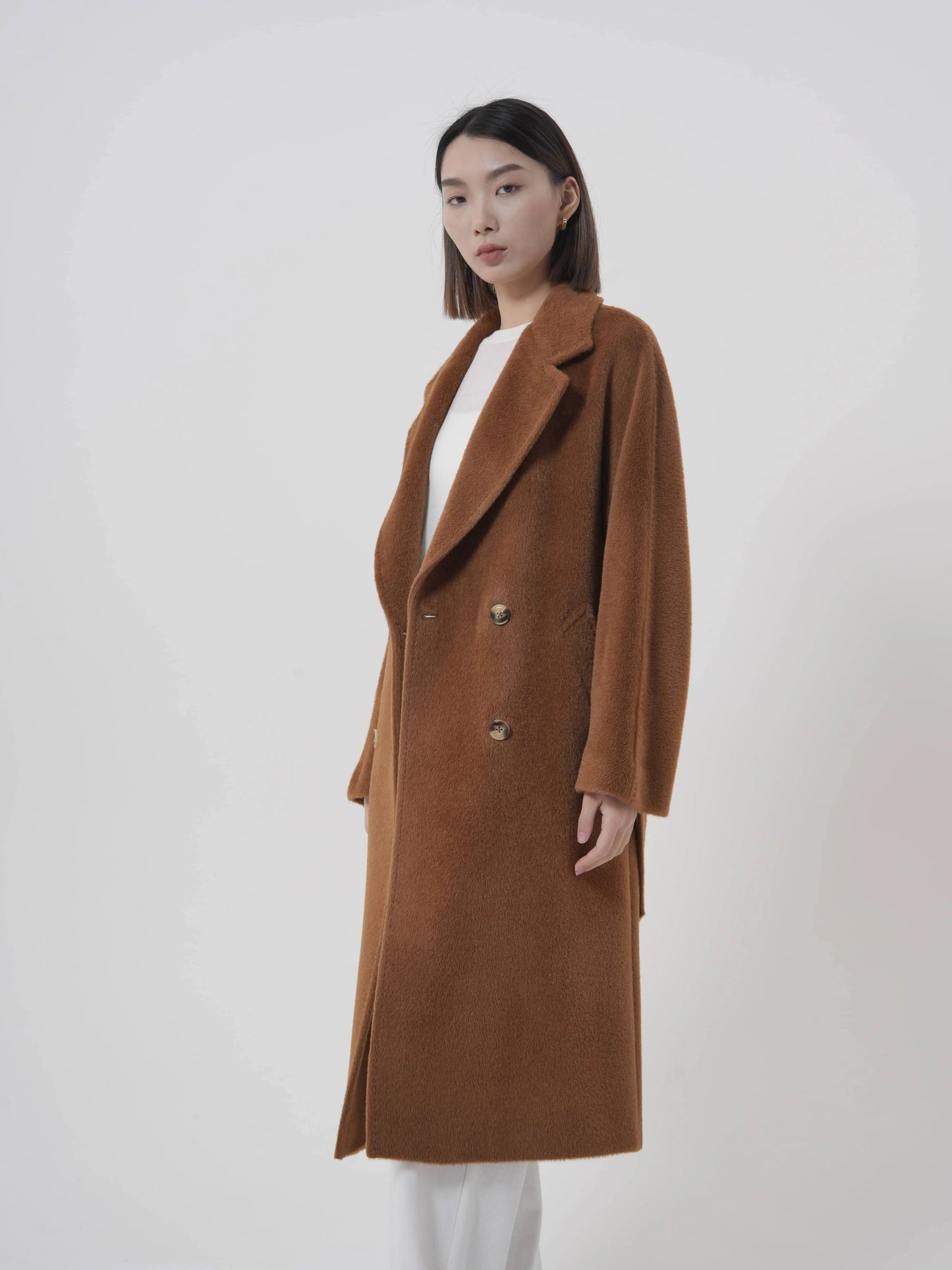 Manteau en laine alpaga Patena Paris luxe abordable