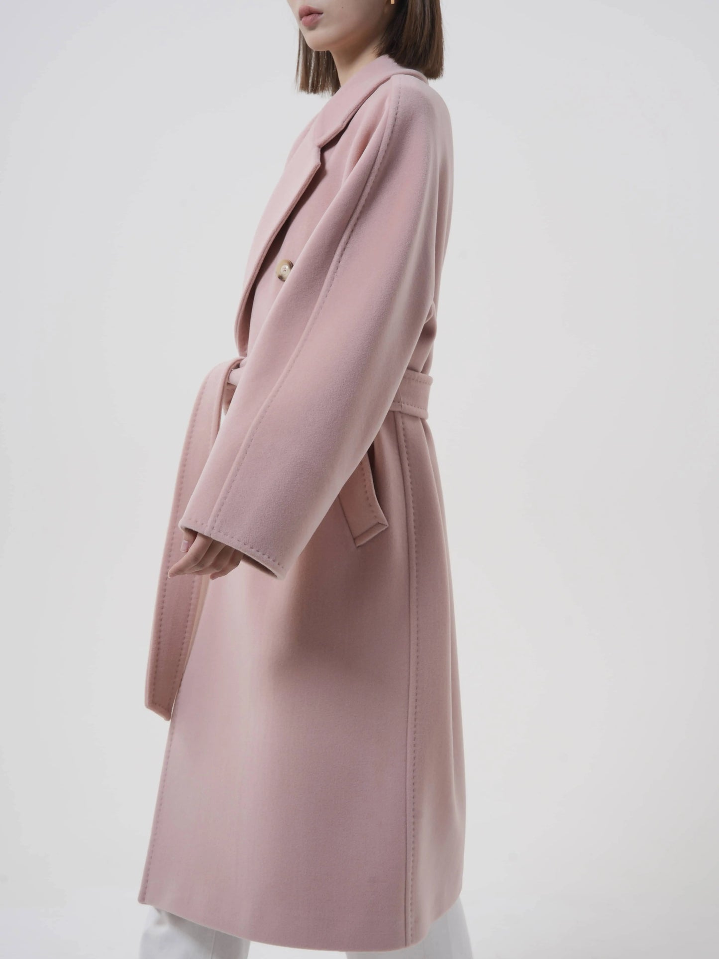 Manteau long en laine et cachemire Patena Paris