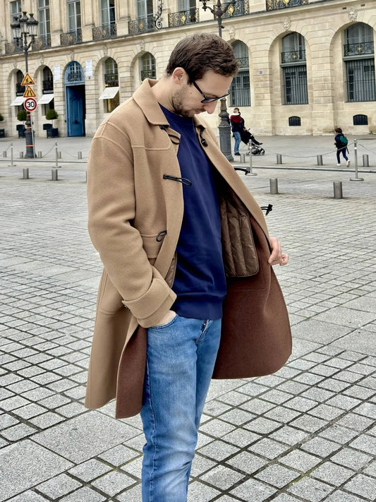 Manteau 100% laine mérinos Patena Paris