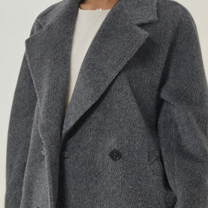 Manteau long femme laine de suri