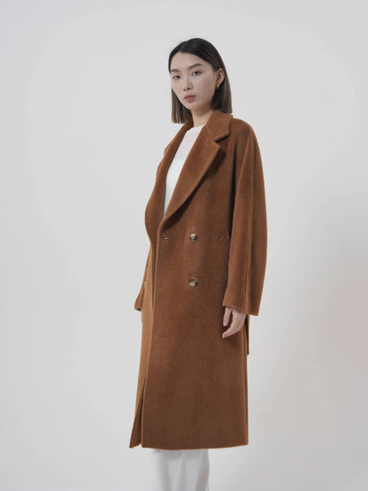 Manteau en laine alpaga Patena Paris luxe abordable