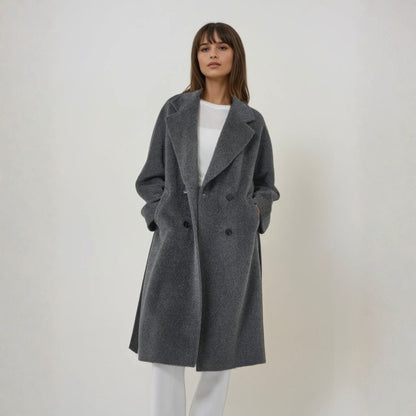 Manteau long femme laine de suri