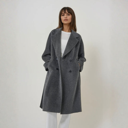 Manteau long femme laine de suri