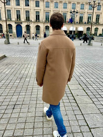 Manteau 100% laine mérinos Patena Paris