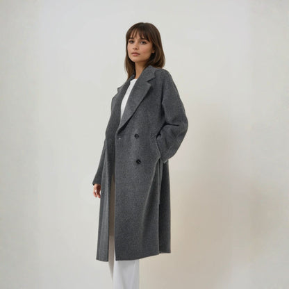 Manteau long femme laine de suri