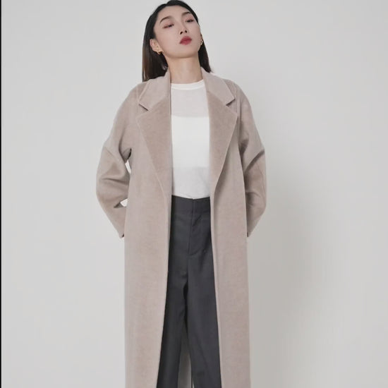 manteau femme laine mérinos video patena paris