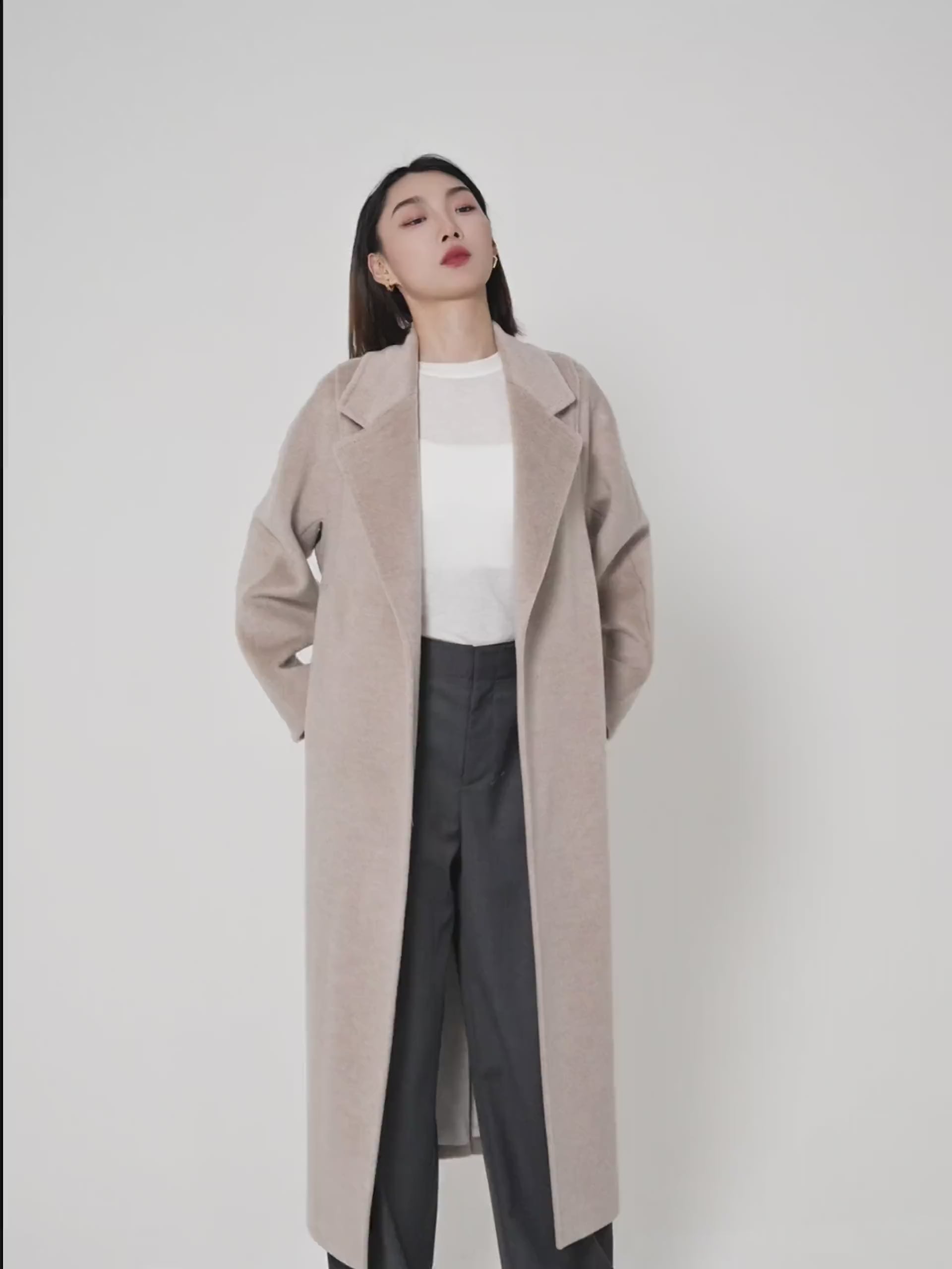 manteau femme laine mérinos video patena paris