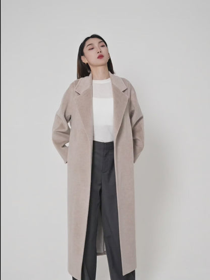 manteau femme laine mérinos video patena paris