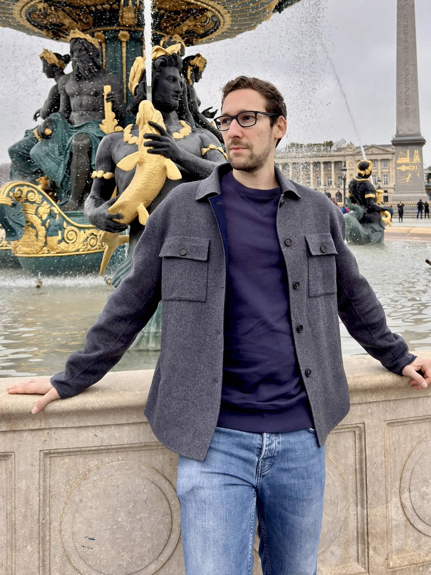 Veste laine et cachemire Patena Paris